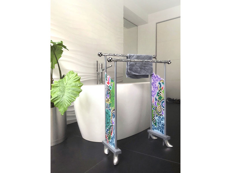 Toms Drag Bathroom rack for towels - Silver Line