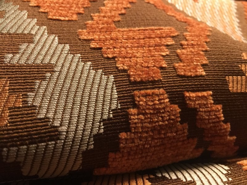 BoHo Decorative cushion of furniture fabric  -  50 x 70