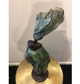 African Art Große echte Bronzestatue - Fairtrade Objekt aus Burkina Faso - XL