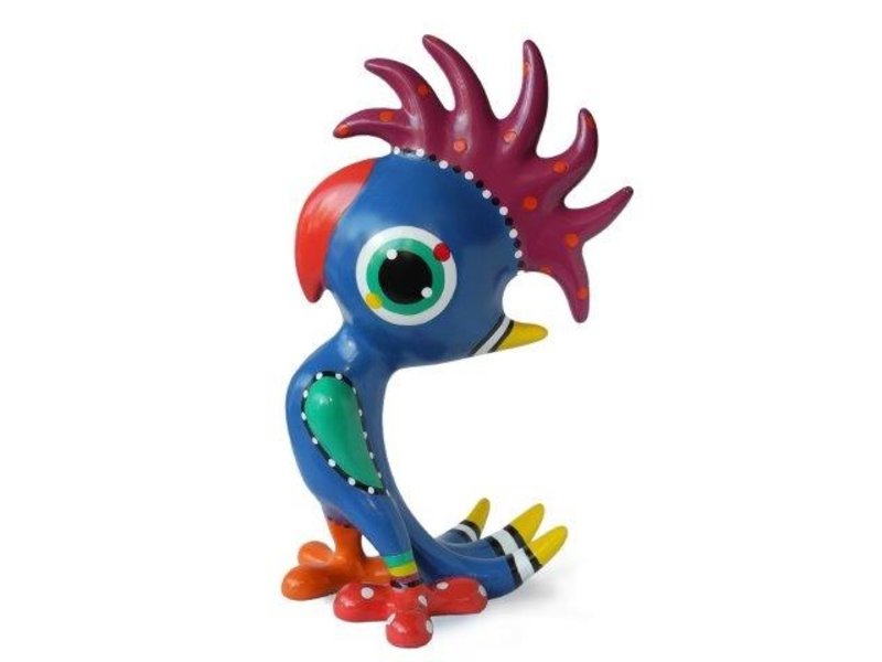 Jacky Art Colorful pop art sculpture parrot Pex