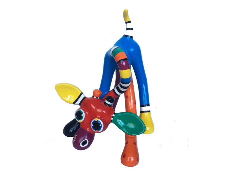 Jacky Art colourful pop-art art sculpture giraffe