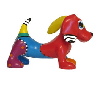 Jacky Art Art object dog Jonno, dachshund