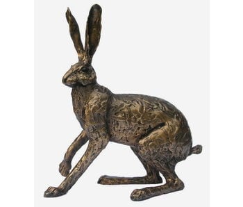 Frith Startled hare sculpture - L