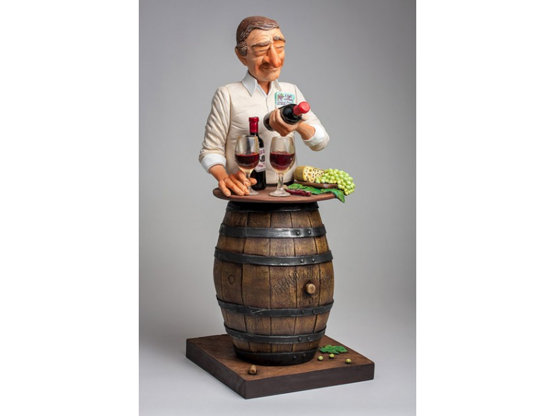 Forchino Comical character image of a wine lover