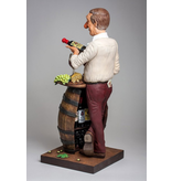 Forchino Komisch karakterbeeld van een wijnliefhebber