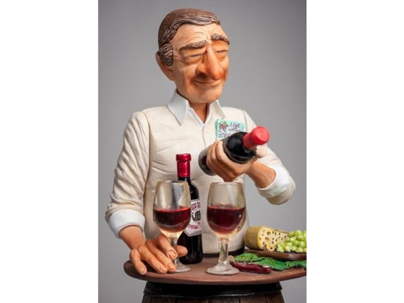 Forchino Komisches Charakterbild eines Weinliebhabers