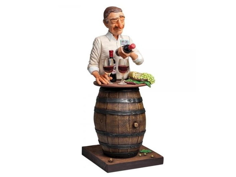 Forchino Comical character image of a wine lover