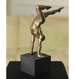 BodyTalk Large nude sculpture  training athleet on base