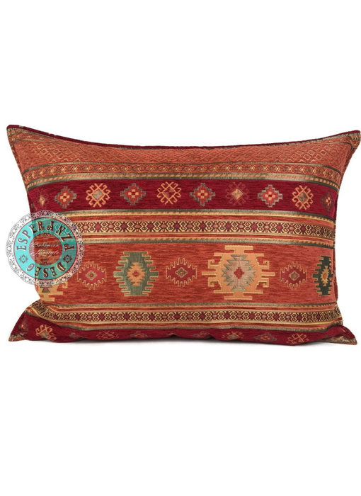 BoHo Cushion  cover Aztec brick - 50 x 70