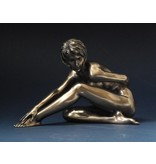 BodyTalk Female nude sculpture - reaching for foot