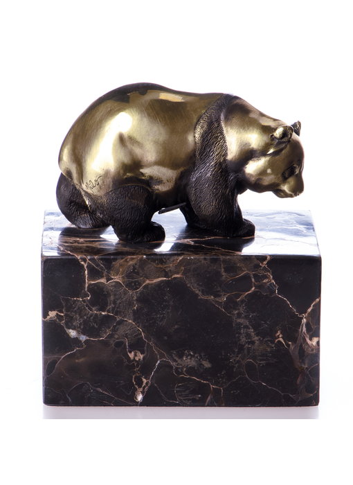 Bronze panda bear