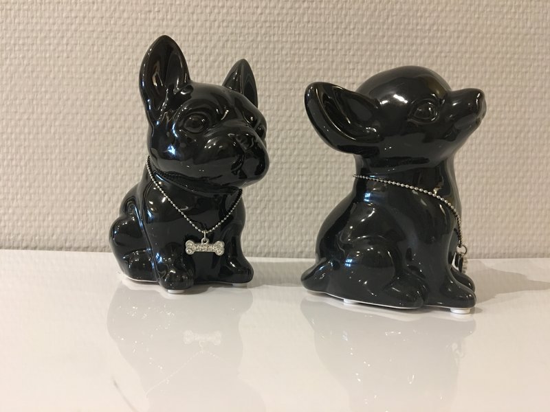 Chihuahua en Franse bulldog - spaarpotjes