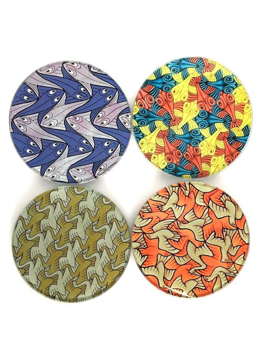 Mouseion Coasters Set, Escher  - Symmetry