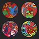 Posavasos juego  -Corneille Birds