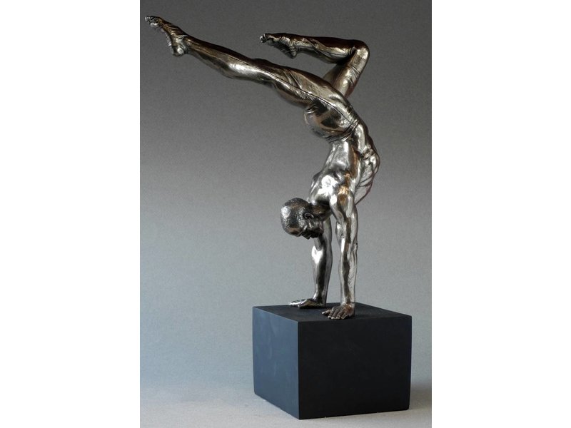 BodyTalk Large nude sculpture  training athleet on base