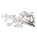 Tree branch of metal, wall decoration