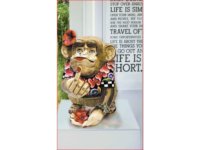 Toms Drag Monkey Lady Judy - monkey figurine