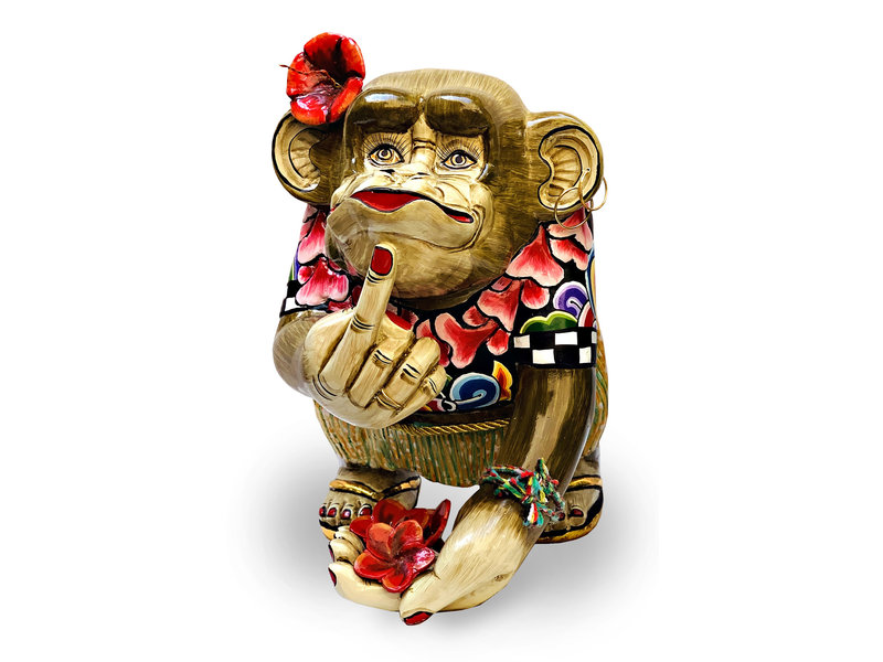 Toms Drag Monkey Lady Judy - monkey figurine