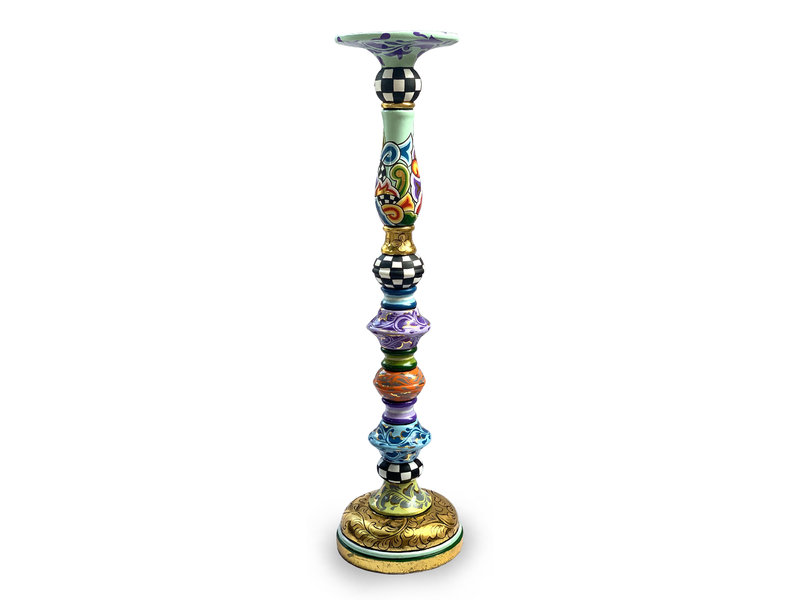 Toms Drag Long colorful  candle stand for stub candle