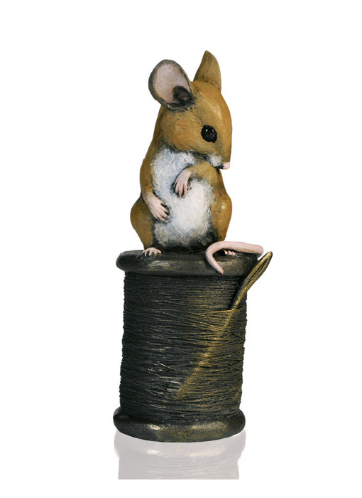 Michael Simpson Mouse on cotton reel