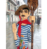 Toms Drag Venezianischer Gondoliere Emilio, Charakter Statue