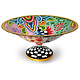 Bowl on stand, round - L