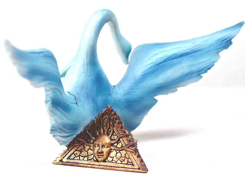 Salvador Dali Statue Winged Swan of The Bacchanale Ballet (1939)