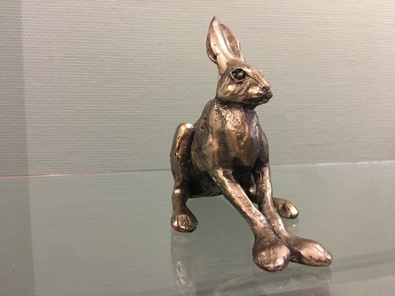 Frith Sitting hare Hilary - Artificial Bronze