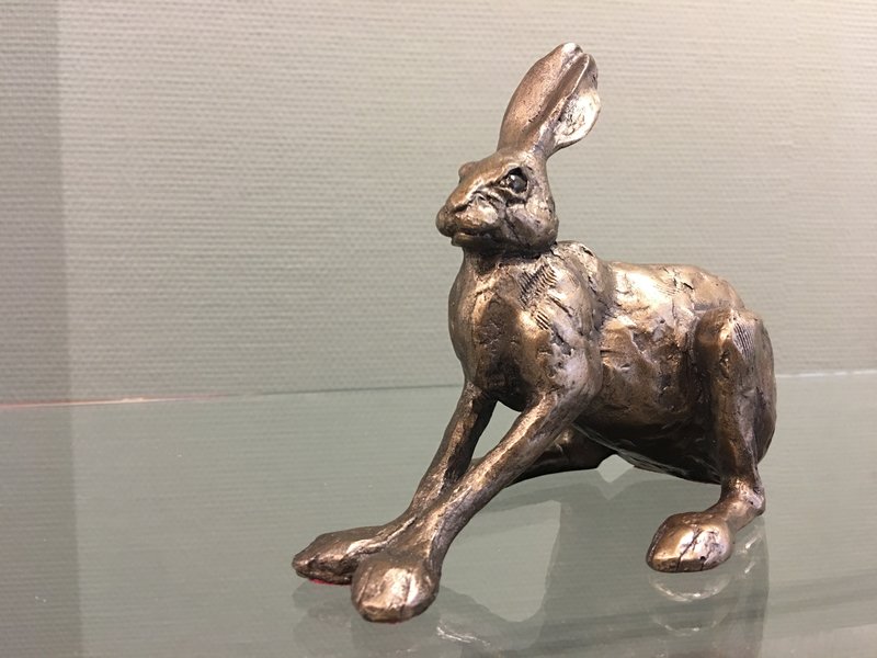 Frith Sitting hare Hilary - Artificial Bronze