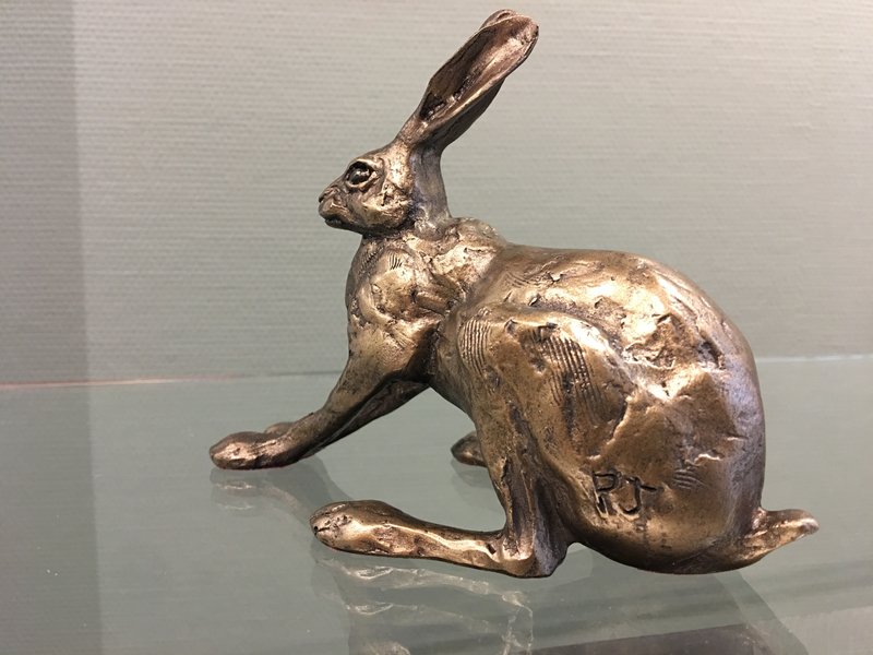 Frith Sitting hare Hilary - Artificial Bronze