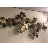 C. Jeré - Artisan House Wall art sculpture Raindrops Brass