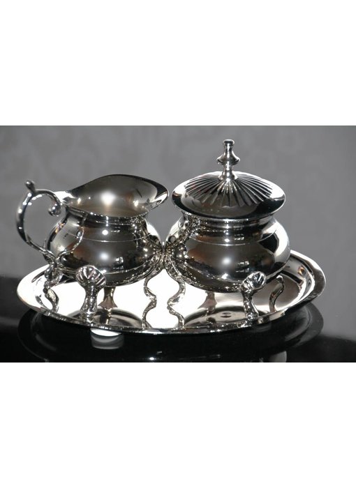 Baroque House of Classics Milk and sugar set with tray