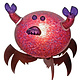 Crusty,  lichtobject krab XL
