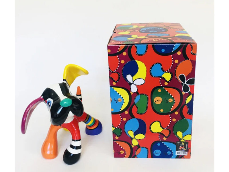 Jacky Art Stanley, brightly coloured animal figurine