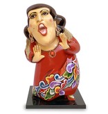 Toms Drag Funny statue of a famous opera singer Montserrat Caballé