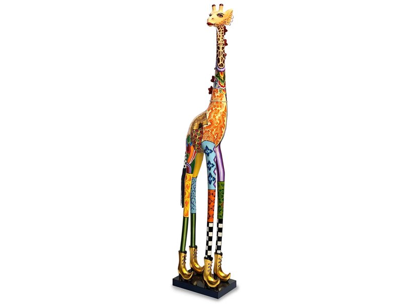 Toms Drag Large colored giraffe statue XL- 196 cm