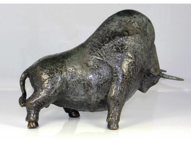 L' Art Bronze Bison sculpture in bronze