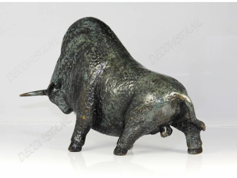 L' Art Bronze Bison sculpture in bronze