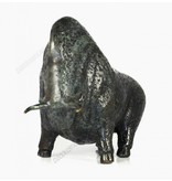 L' Art Bronze Bison-Skulptur in bronze