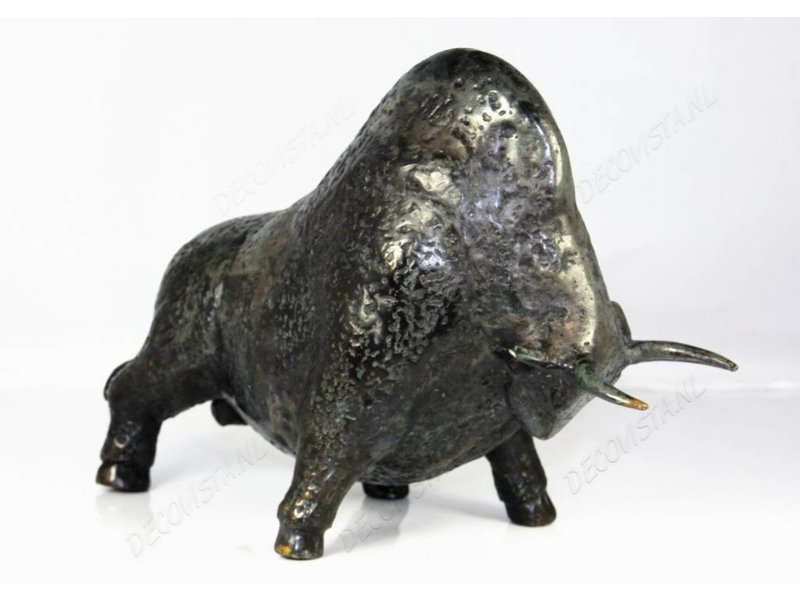 L' Art Bronze Bison-Skulptur in bronze