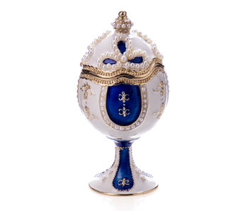 Pastillero Fabergé huevo con perlas