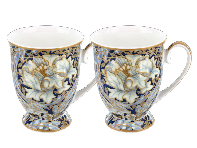 William Morris Estuche de regalo con dos tazas de café