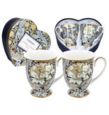 William Morris Geschenkset met twee koffiemokken