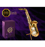 Union Crystal Gold-plated saxophone with Swarovski crystals