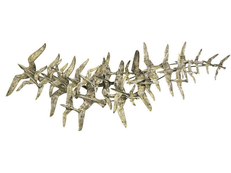 C. Jeré - Artisan House Bird swarm, metal wall decoration