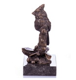 L' Art Bronze Pájaro de bronce sobre base de mármol negro