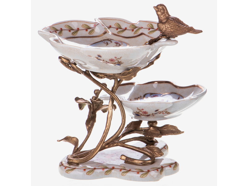 Etagere - flower branch with bird