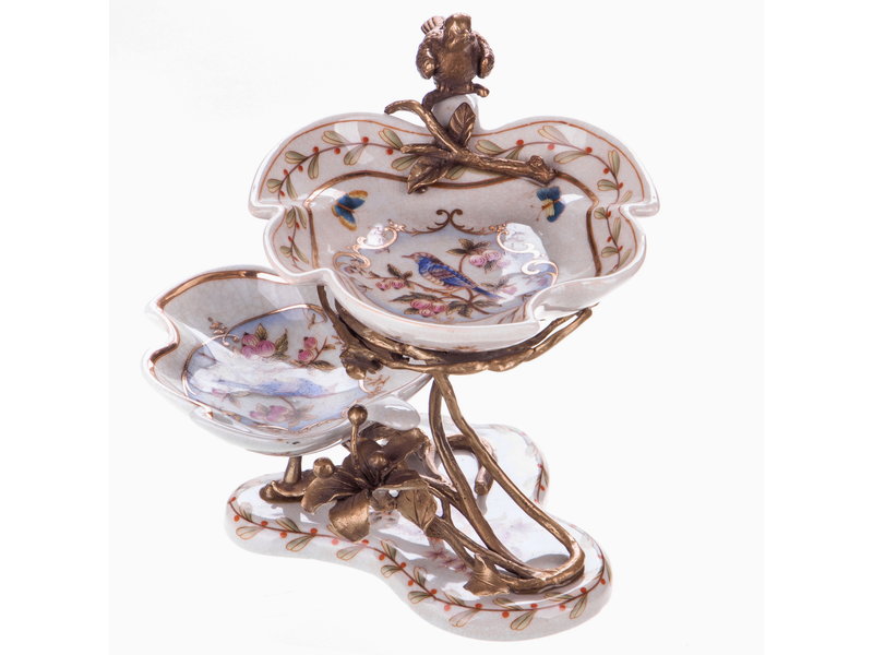 Etagere - flower branch with bird