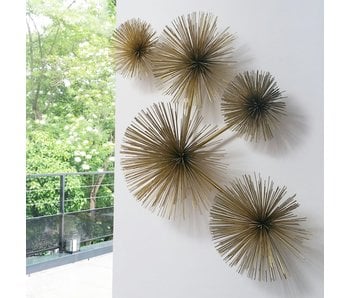 C. Jeré - Artisan House Wall Art sculpture Urchin Brass