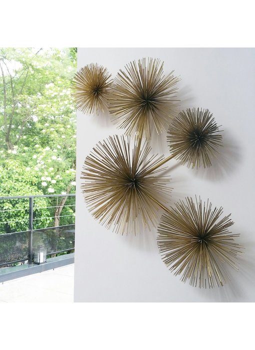 C. Jeré - Artisan House Escultura de pared Urchin Brass